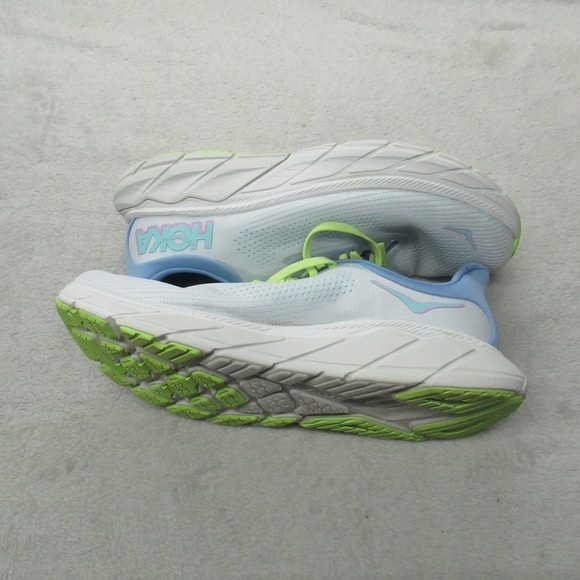 Hoka One One Women 11B Running Shoes White Arahi 7 Gym Light Lace Up Sneakers - Picture 3 of 14